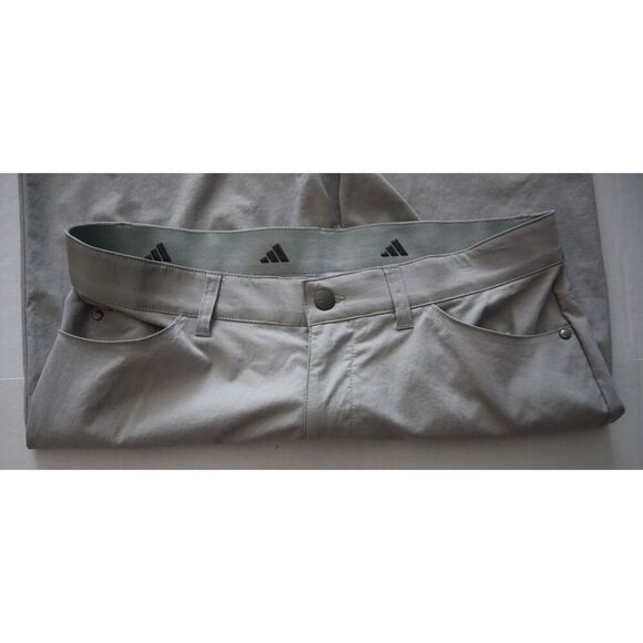Adidas ADVR0856 Men's Sz 34/30 Gray Slim Fit 5-Pocket Golf Pants - Picture 5 of 11